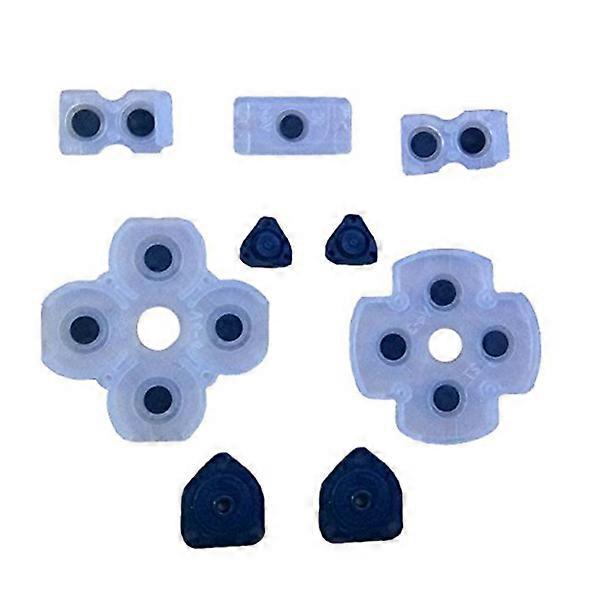 Game Controller Replacement Buttons Conductive Pads for Controller Repair Console Users Blue 8*6*4cm 1Set