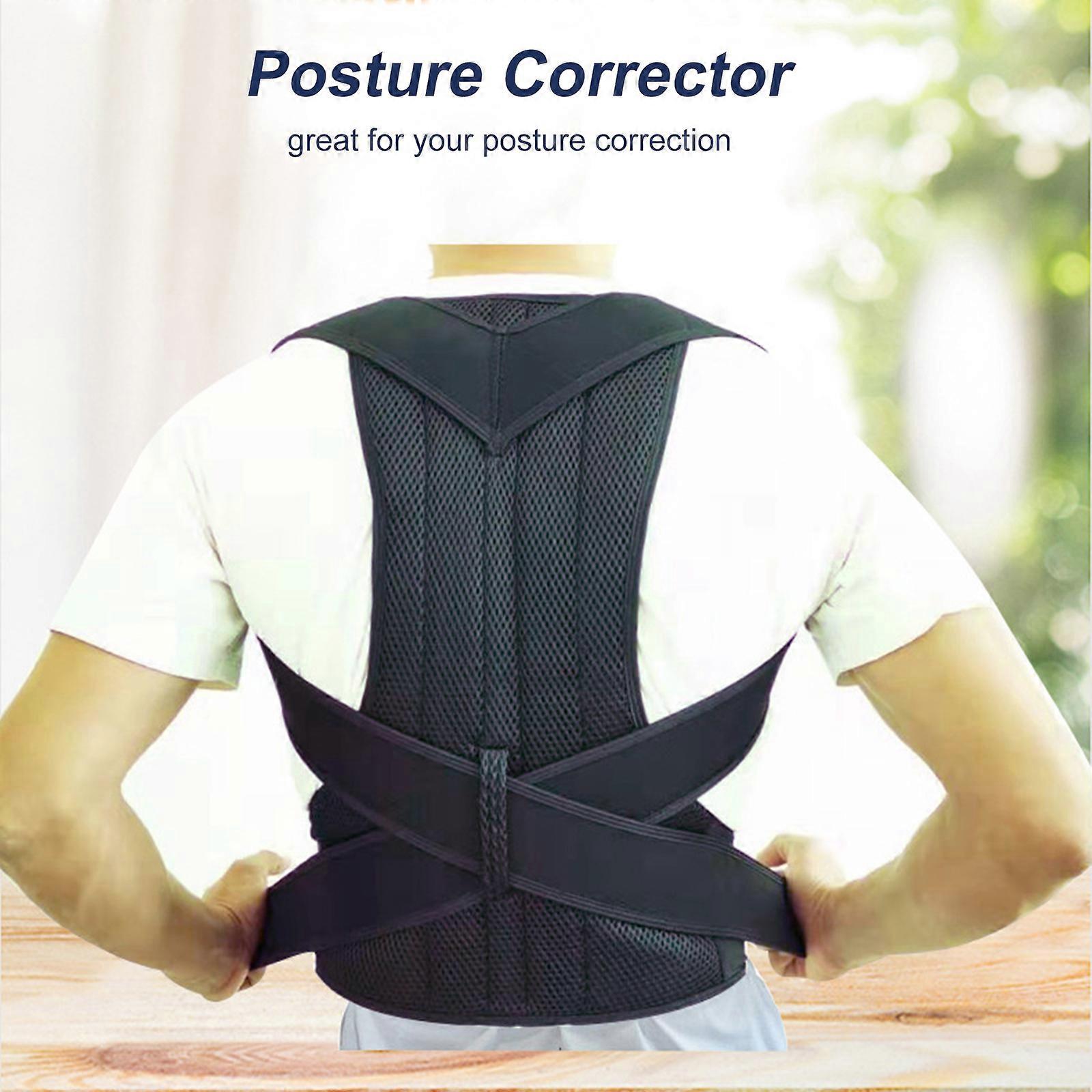 Posture Corrector Round Shoulder Support Back Brace Adjustable Posture Correction for Woman & Man