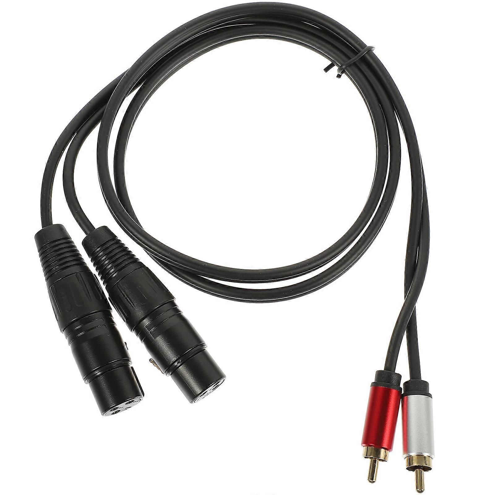 Rca Audio Cables High Fidelity Lossless Transmission Simple Design Round 1Pcs