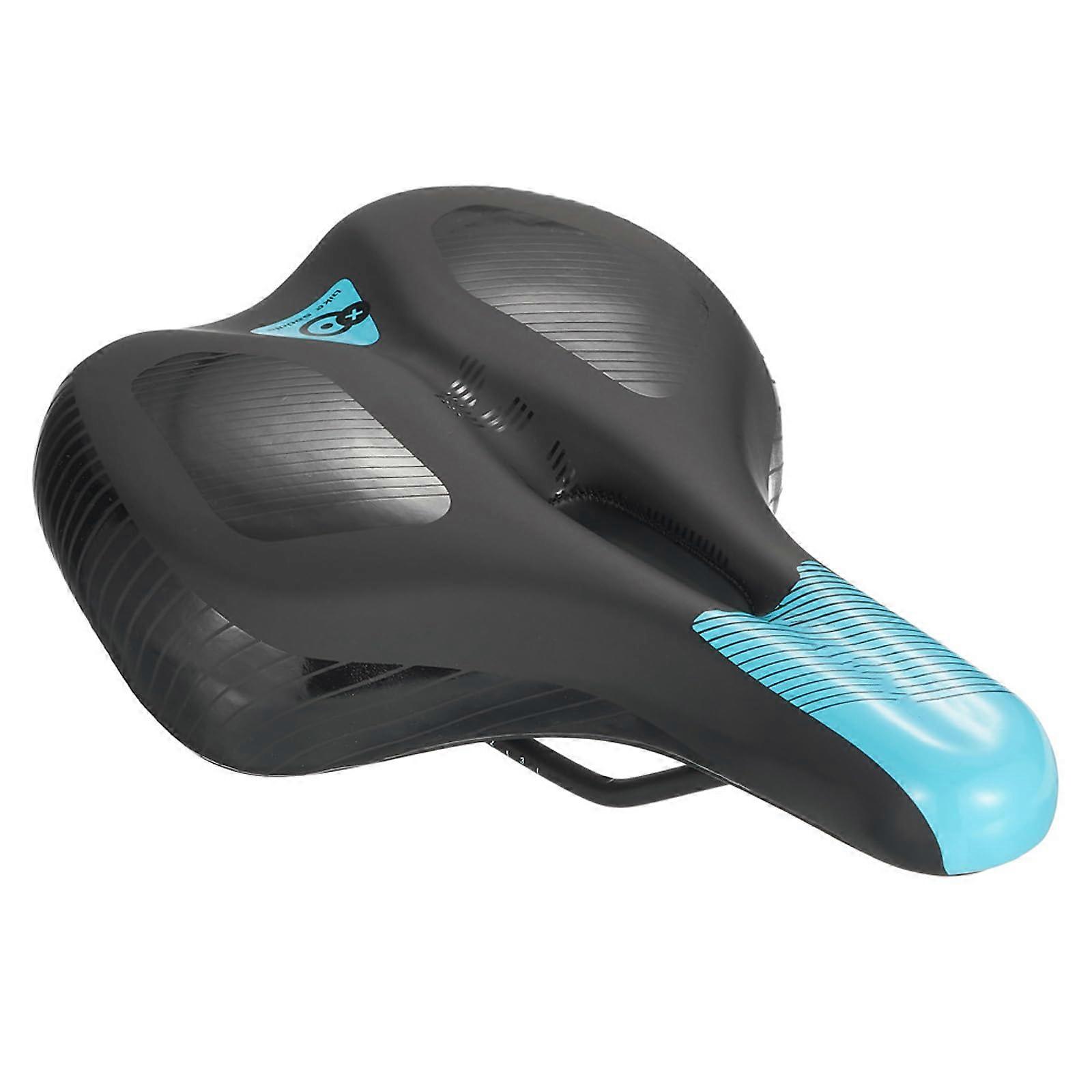 Ergonomic Bike Saddle for Road and Mountain Bikes, Racing Seat for Cyclists, Blue