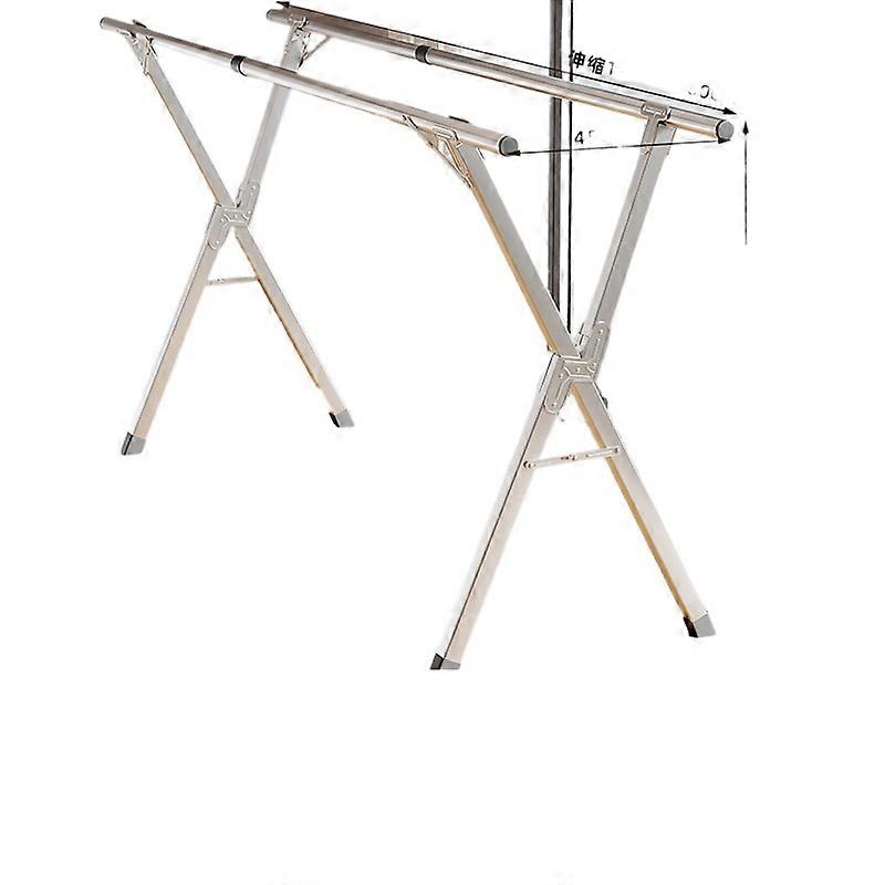 Clothes drying rack home use floor standing indoor folding extendable hanger