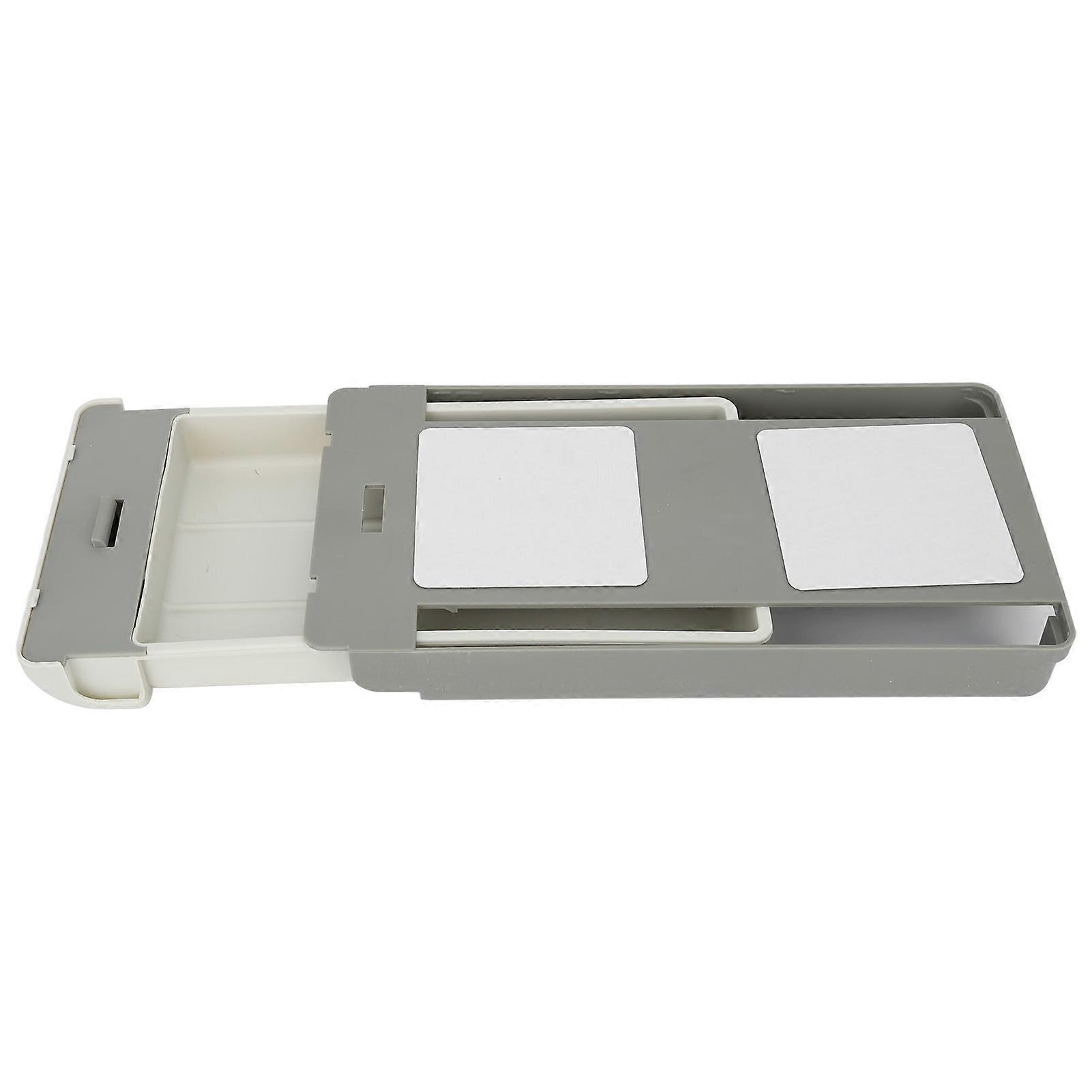 Under Table Storage Box Auxiliary Handle ABS Material Strong Self Adhesive Drawer for Office Desk