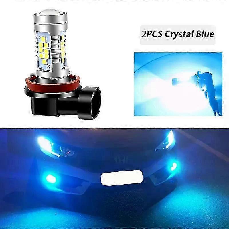2pcs Canbus No Error H8 Fit For  Mini Cooper F55 F56 R56 F54 Clubman R55 F57 Convertible R57 R60 R58 R61 R59 LED Fog Light Bulb Lamp