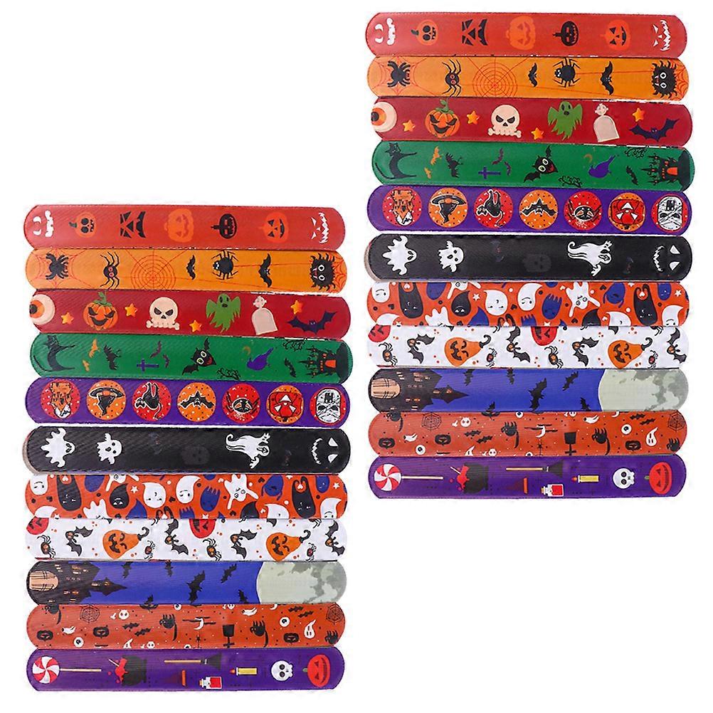 Party Slap Bracelets Festive Atmosphere For Kids And Adults 72Pcs