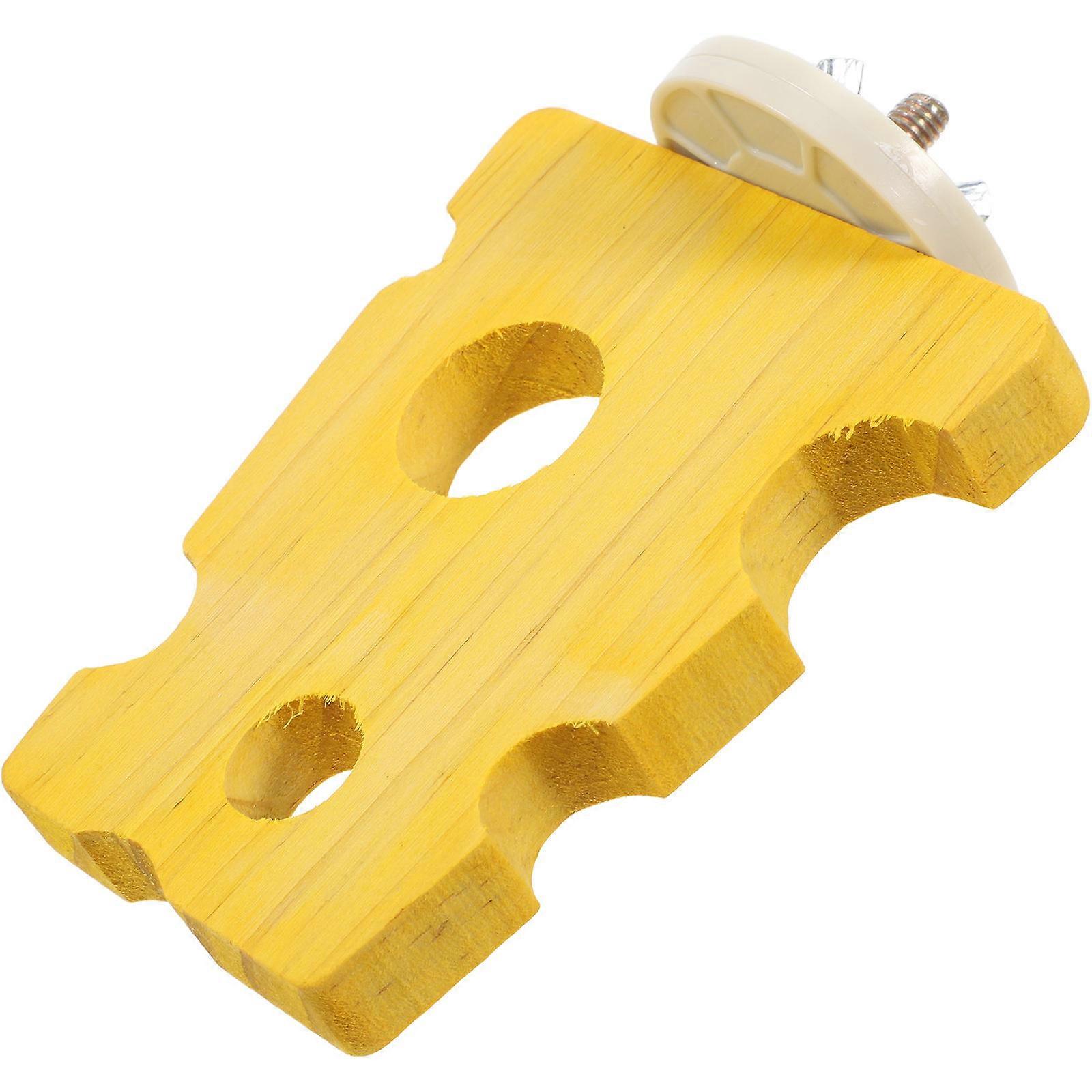 Perches For Bird Cages Parrot Perch Stand Bird Entertainment Medium Sized Birds Chewable Natural Wood 1Set