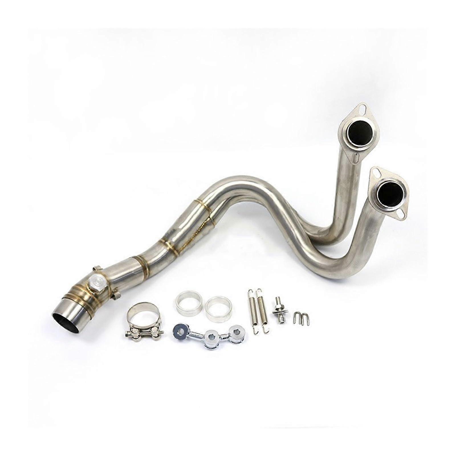 Kawasaki ER6N ER6F Z650 Ninja 650 Full Exhaust System with Silencer DB Killer Front Link Pipe Muffler