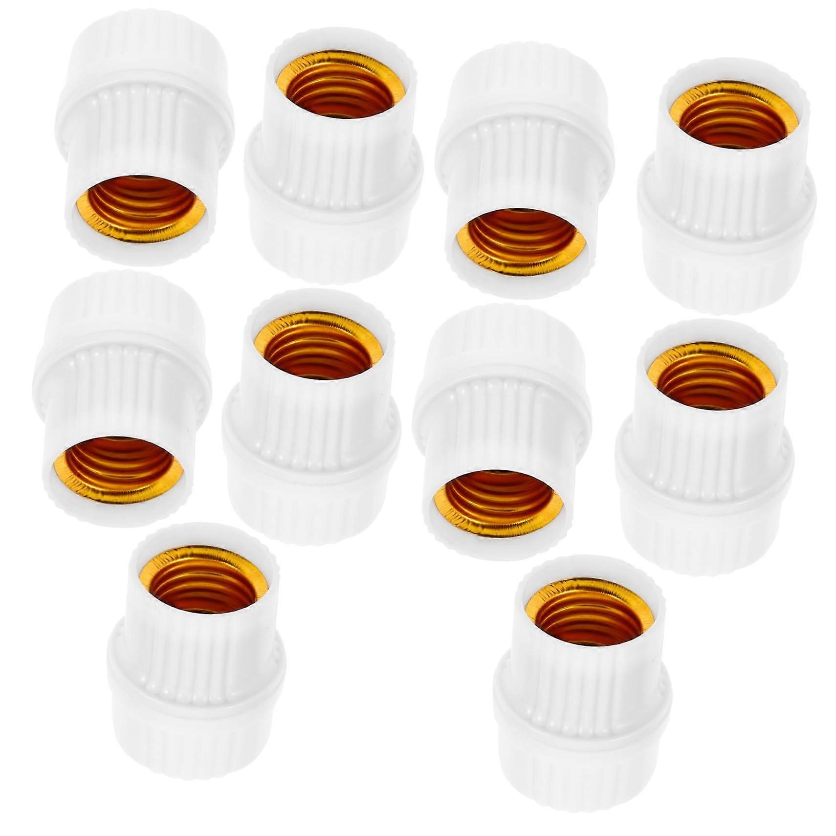 E27 Pendant Lamp Socket Replacement Holder Pack of 10, Ceiling Light Fitting, Compatible with Standard Bulbs