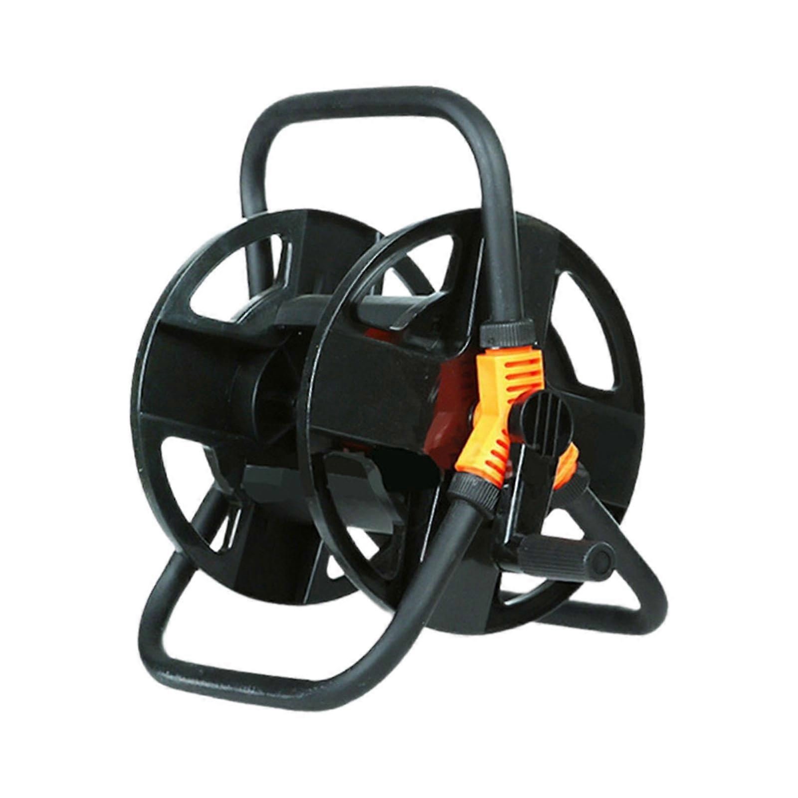 Heavy Duty Hose Cart with Pipe Storage Rack Sturdy Design Water Hose Holder and Organizer for Lawn 40M Km01, 15 M