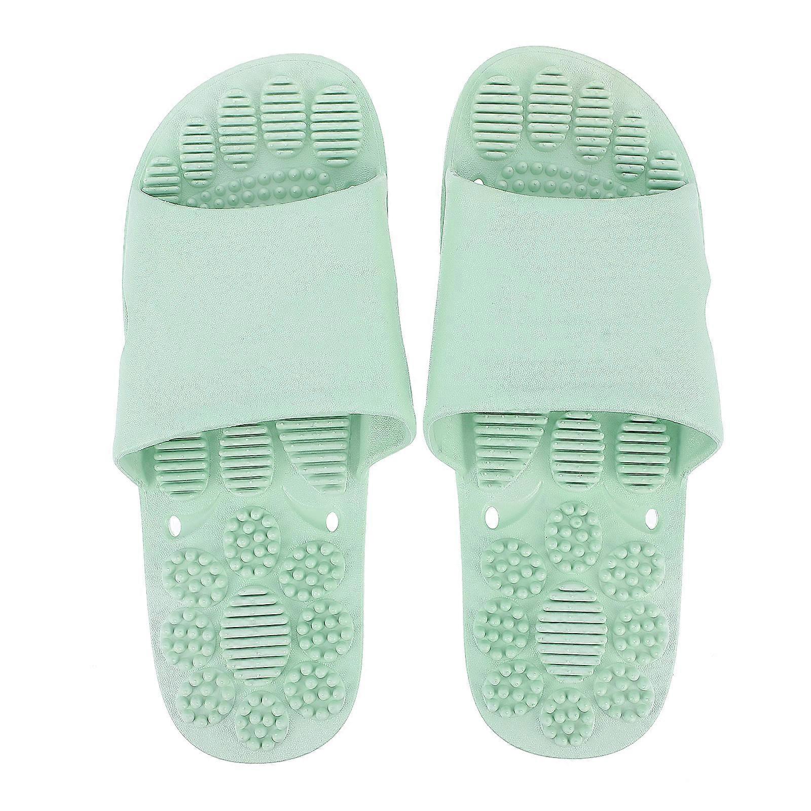 Slippers For Women Indoor Sandal Size 40-41 Green Anti-slip 1 Pair