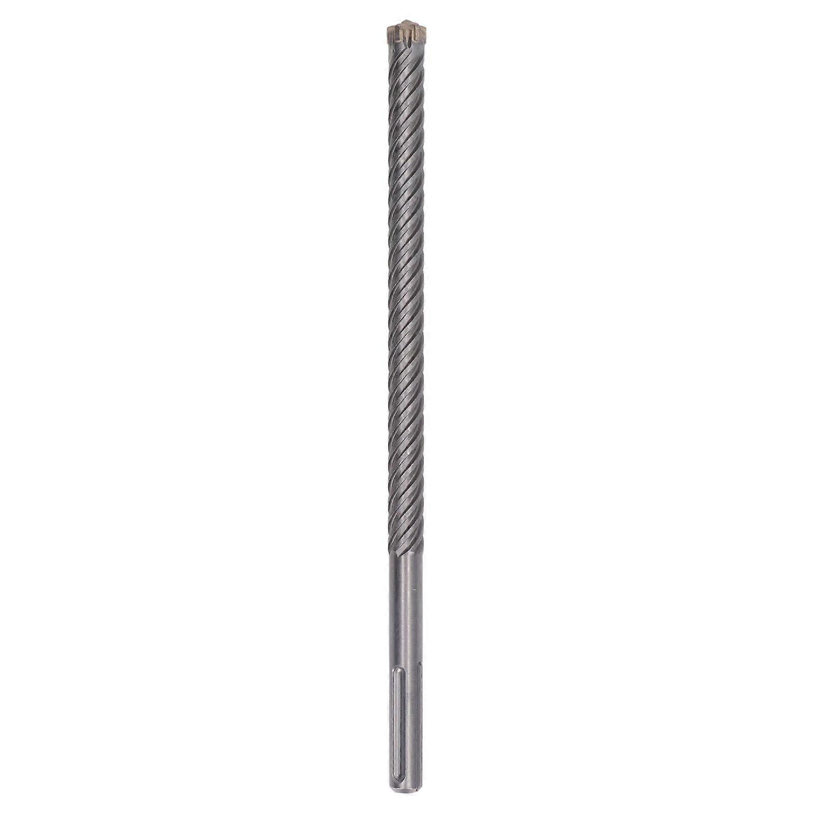 6 Flute Drill Bit Self Centering Rotary Hammer Bit Carbide Impact Bit for Brick Stone Concrete 22mm Diameter