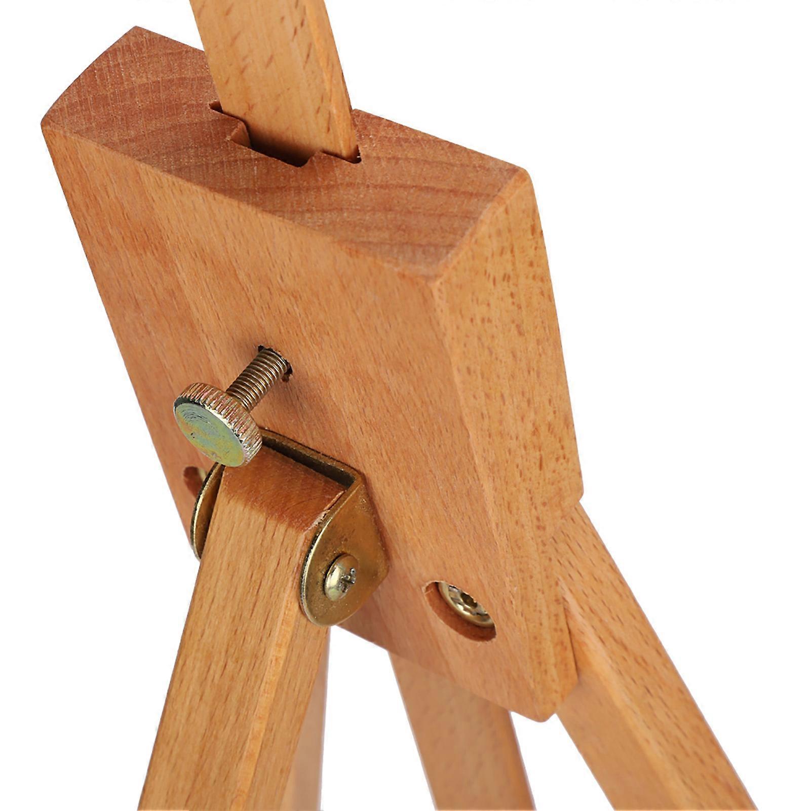 Miniature Wooden Easel Beech HJ‑6 Tripod Desktop Advertising Display Oil Painting