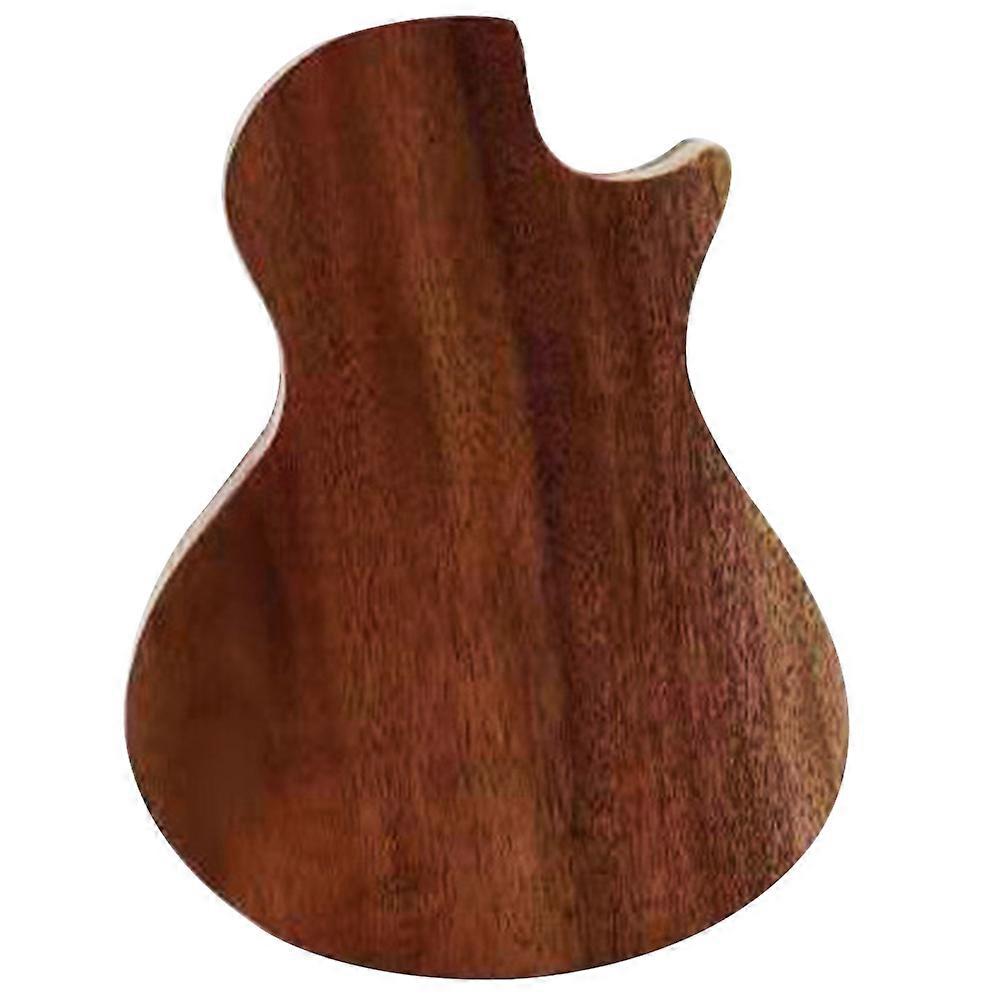Coffee Wooden Guitar Durable Storage Organizer for Guitar Ukulele Bass Picks 3 Compartment