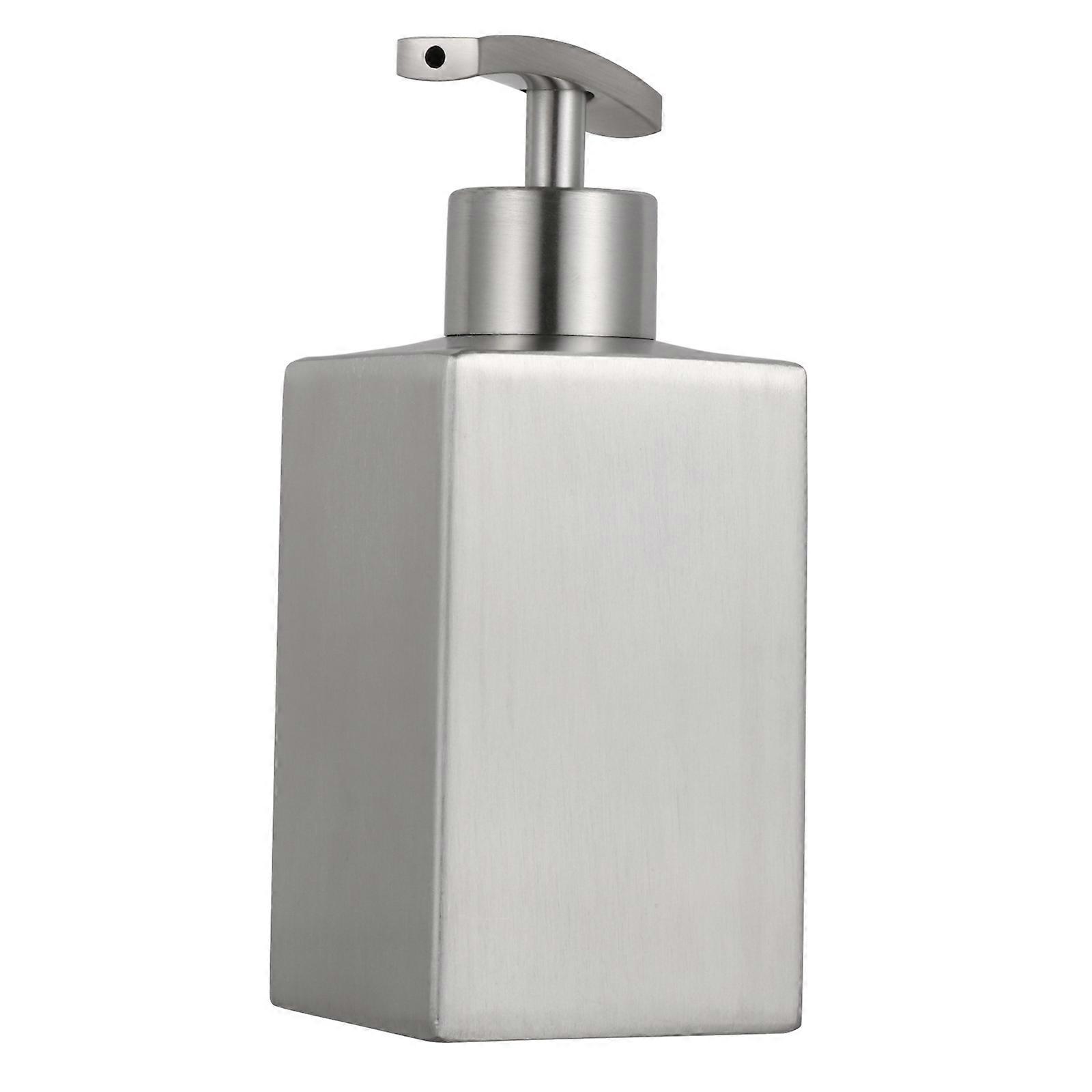 Stainless Steel Soap Dispenser with 358ml Capacity for Easy Refills and Daily Use in Home Office
