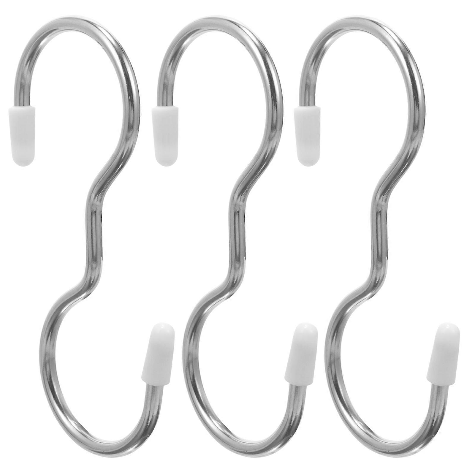 Hooks Hangers Wall-Mounted Hanging Hooks Rust Resistant Household Use 3Pcs