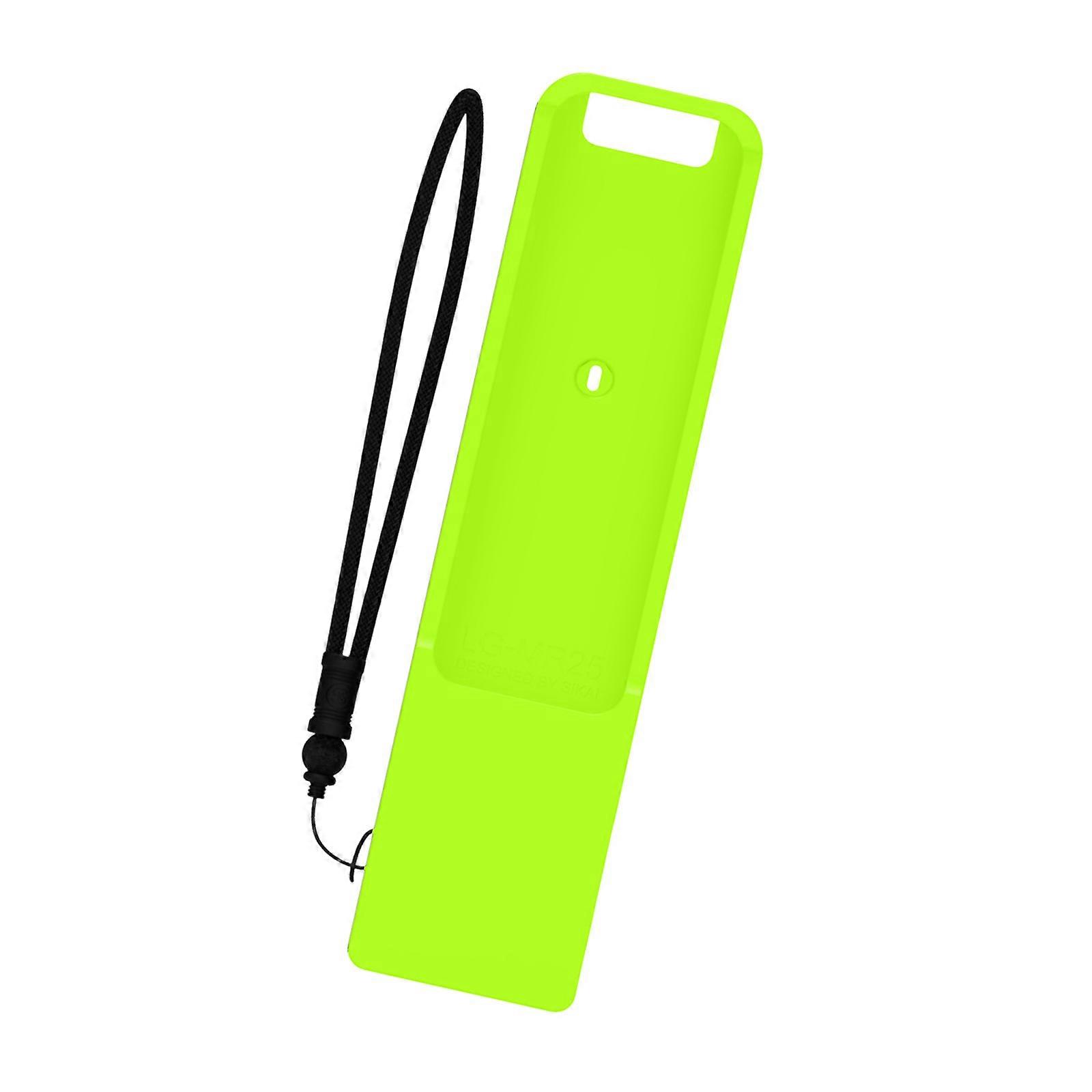 Comfort Grips Silicone Skin Case for MR25GA Remote Controller AntiDrop Protections Smooth Texture Luminous green