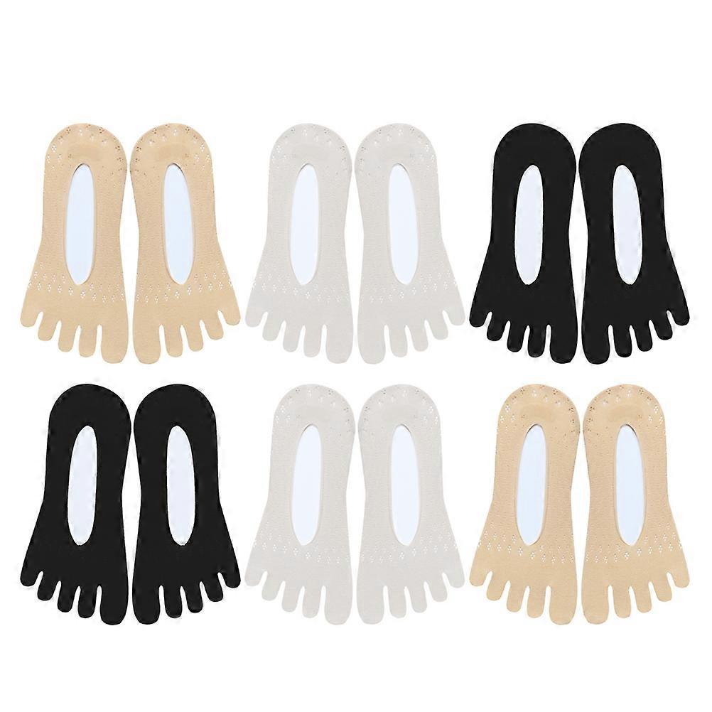 Women's Cotton Toe Socks Toe Separators For Athletes Durable Comfortable 22x10cm 10Pairs