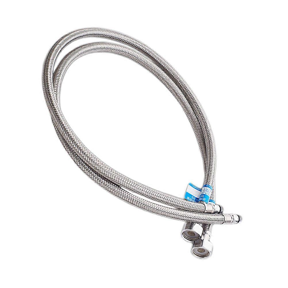 Stainless Steel Hose for Hot and Cold Water Faucet Connection Flexible Sink Use Assorted Color 60cm