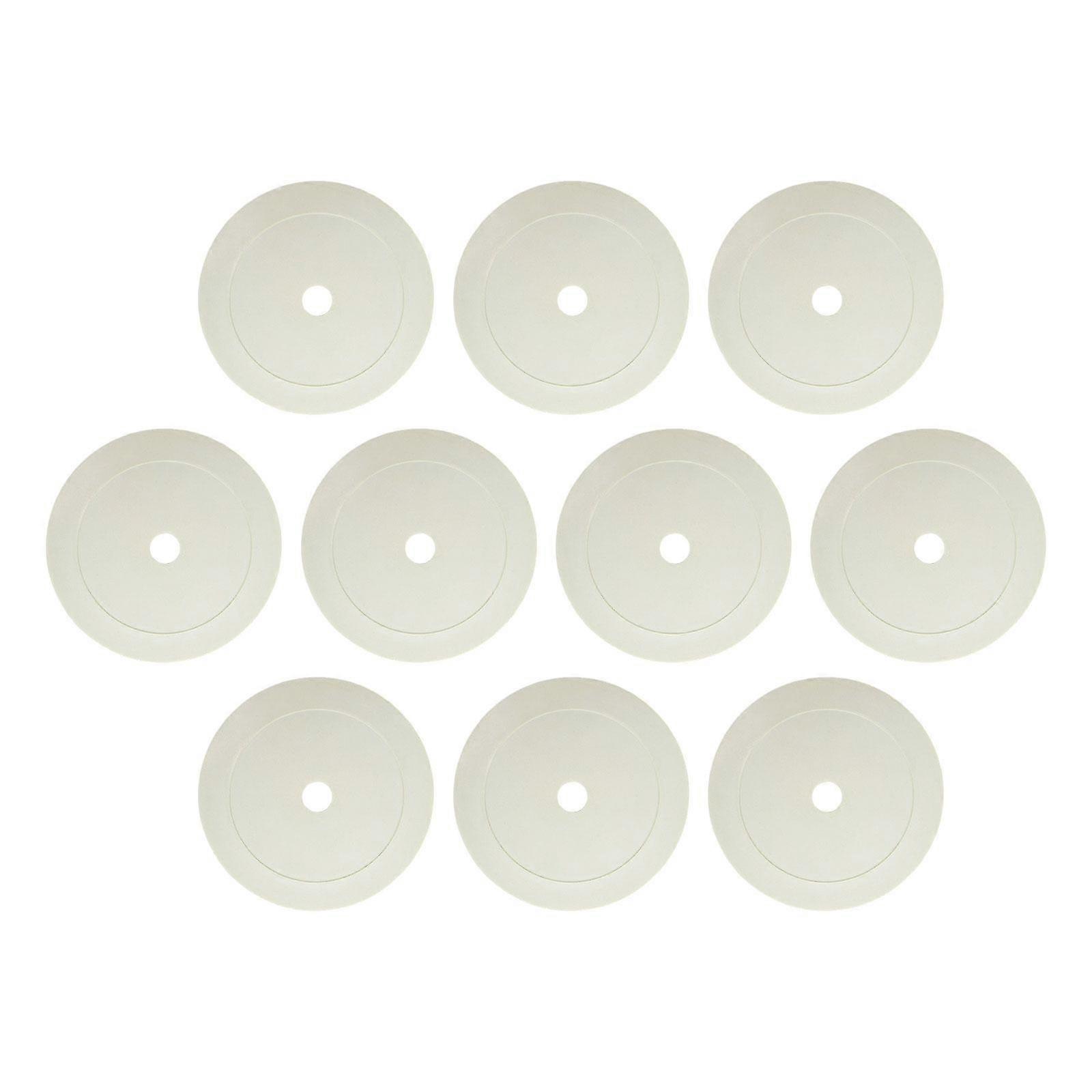 10x Markers Flat Cones Floor Dots Plates Multipurpose Non Slip Flat Discs 15 cm