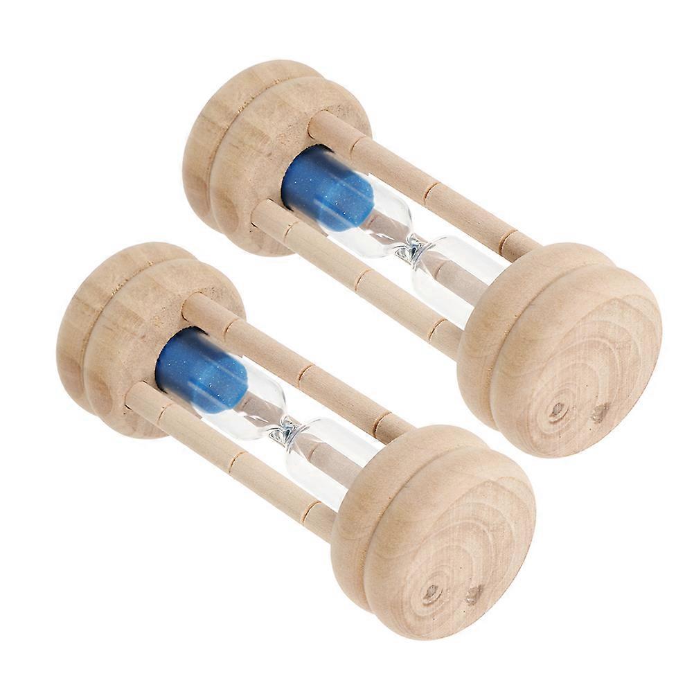 Here's a well structured product description and overview for the **2pcs Wood 2 Minute Sand Timer**:

 

### **2pcs Wood 2 Minute Sand Timer – Fun &