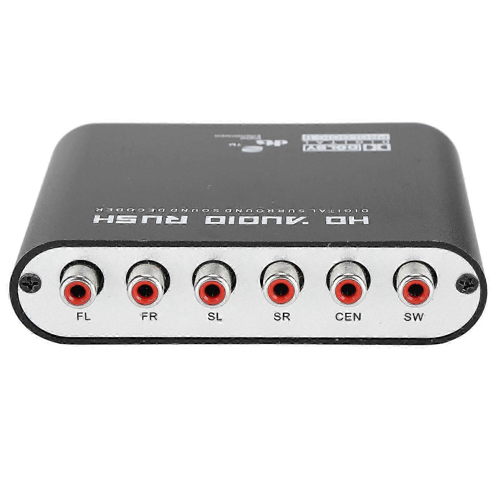 AY42A 2.0 DTS 5.1 Metal Audio Decoder Analog SPDIF Coaxial for RCA DTS AC3 Audio Decoder SZRH A-W