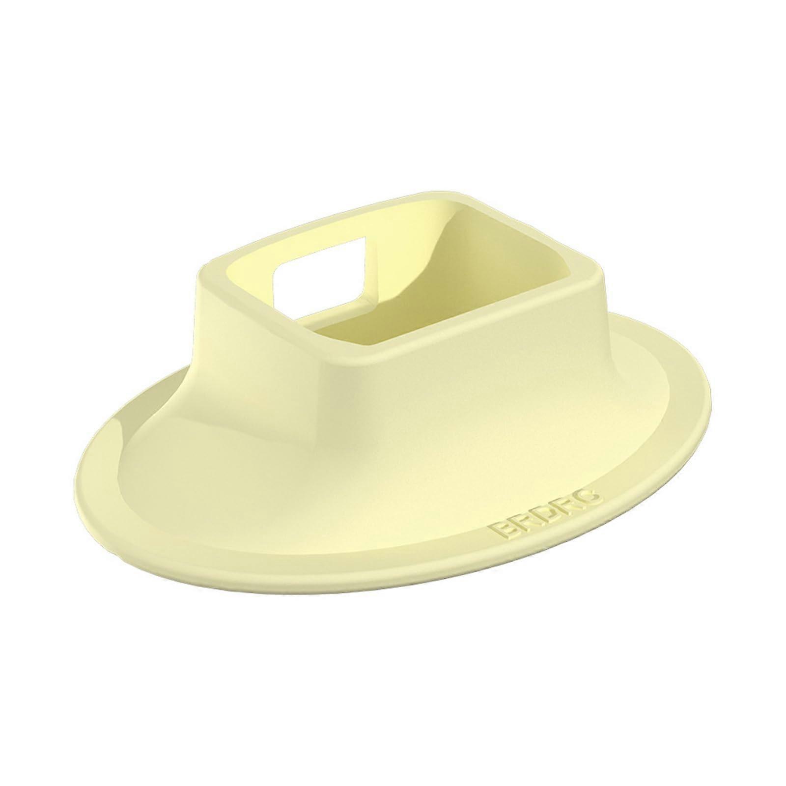 Nonslip base for Pocket 3, silicone, nonslip desktop mount, extension base for handheld camera accessories, silicone base for action camera, yellow.