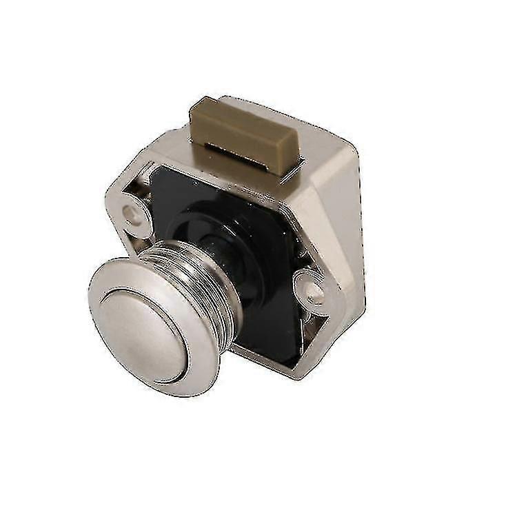 5pcs Push Button Latch Lock Door Catch Knob For Boat Door Camper Van Drawer Cupboard