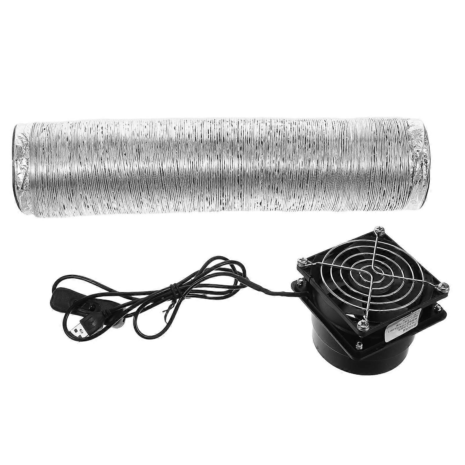 USB Adjustable Speed Smoke Extractor Fan with Duct Tube – Quiet Operation, High Performance Motor, Versatile Air Purifier for Soldering, Kitchen, and