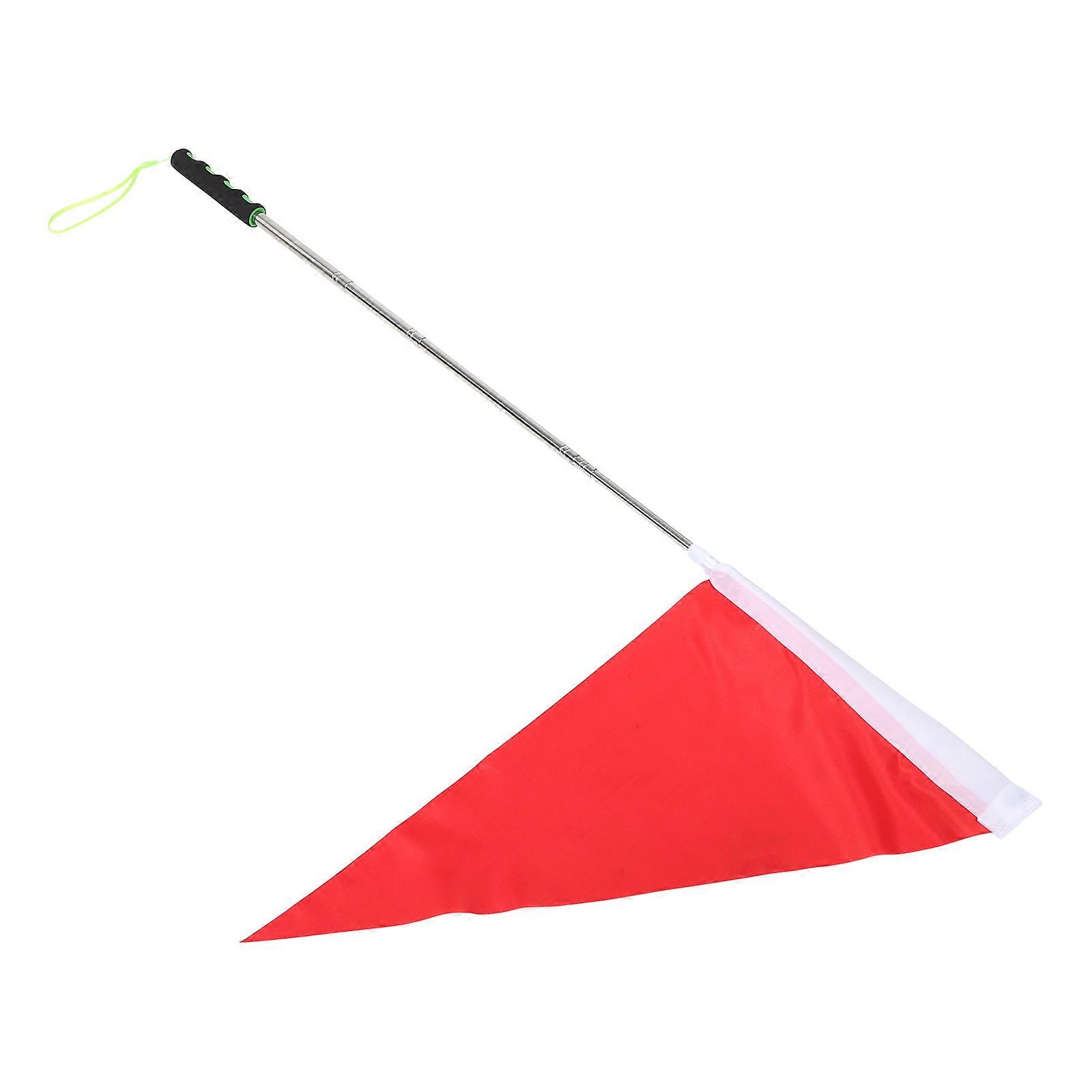 Adjustable Telescopic Handheld Tour Guide Flag – Lightweight Waterproof Signal Flag for School Outings and Children's Excursions