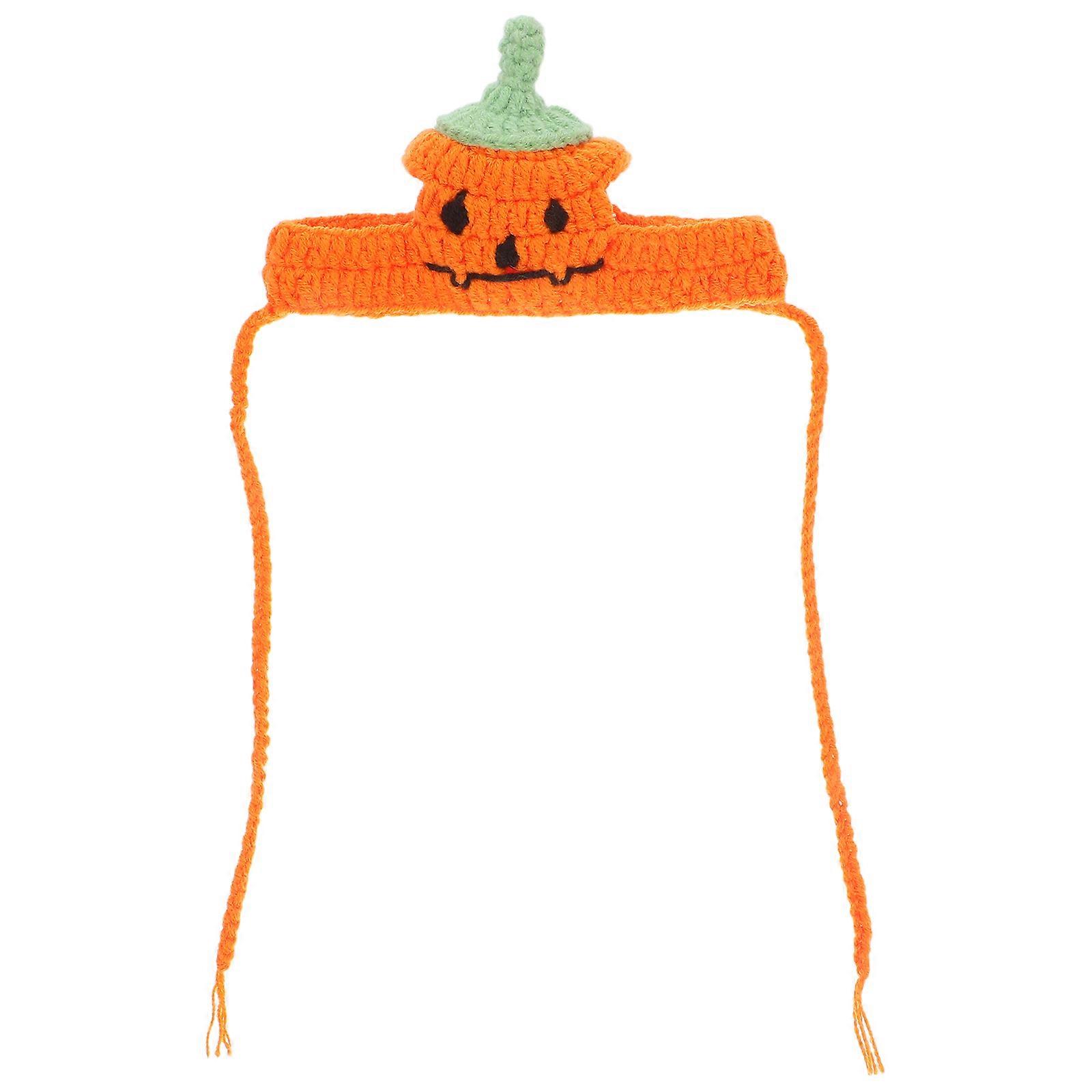 Halloween Pumpkin Pet Costume Hat – Soft & Comfortable Cat Headwear for Festive Dress Up, Parties & Photoshoots – Cute Accessory for Holiday