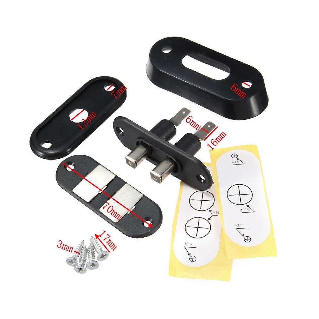 Black Car Sliding Door for Van with Central Locking System, Compatible with Various Models, Durable Design, Easy Installation