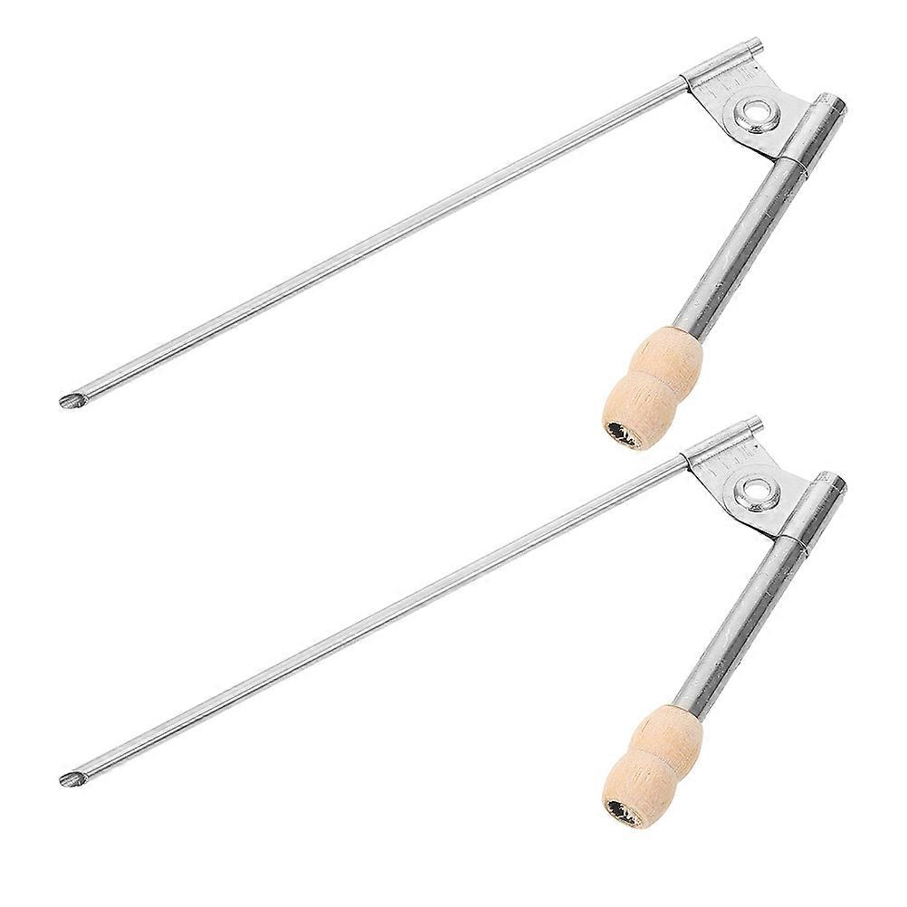Here's a refined product description for the **2pcs Portable Ceramic Art Sprayer Tool Stainless Steel Glaze Atomizer with Wood Nozzle**, ideal for