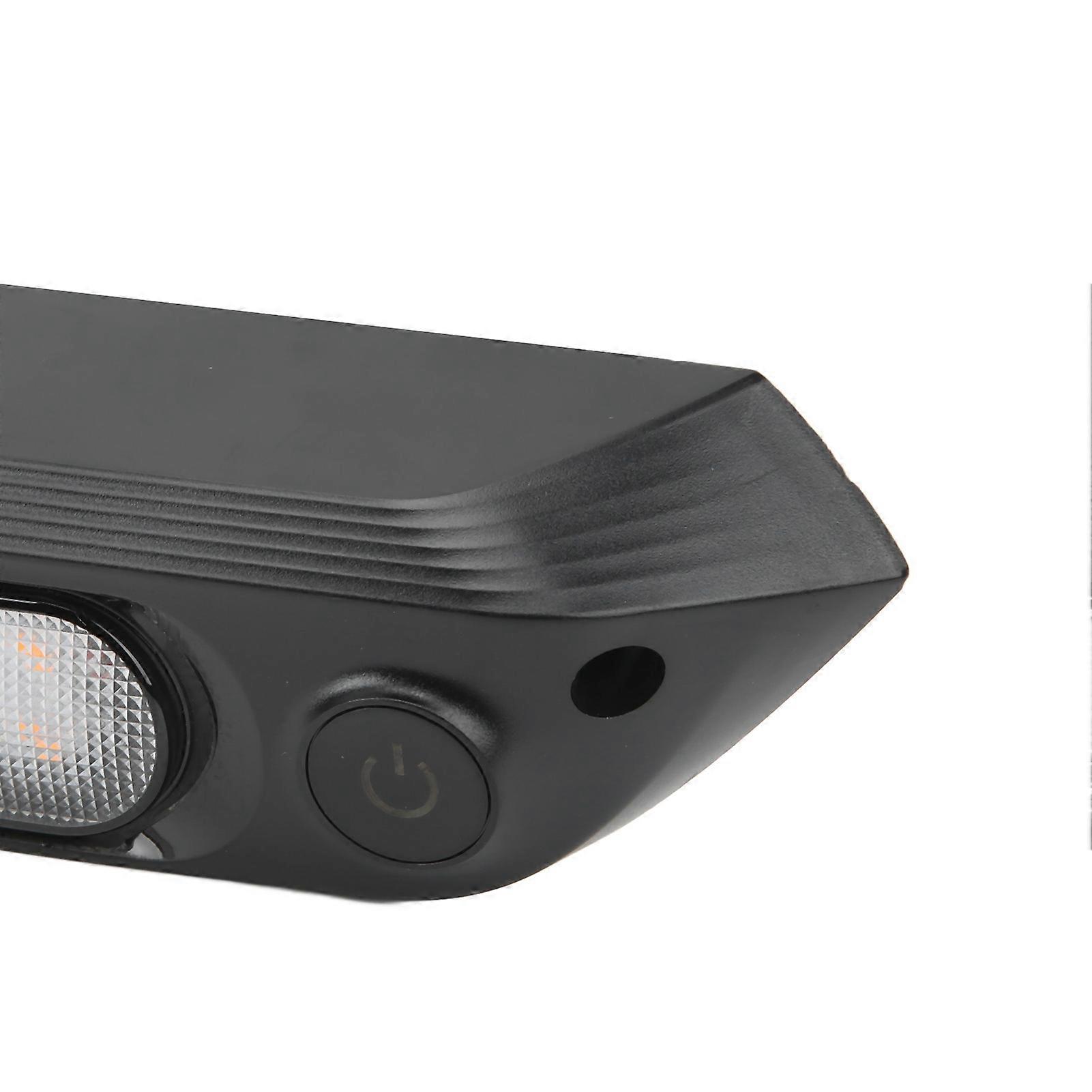 Dual Color LED Awning Light RV Porch Light 8W Waterproof Utility Strip Light for Yacht Caravan Black Shell