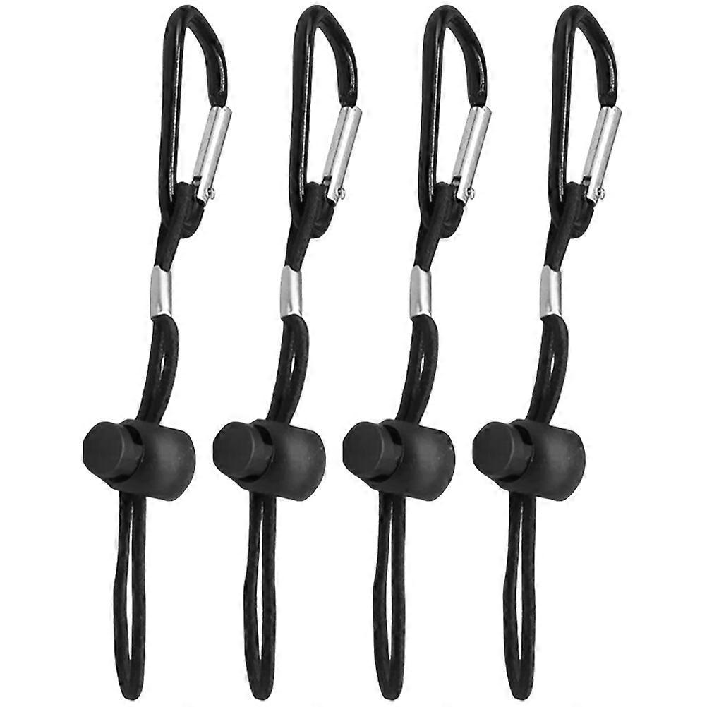 Portable 4Pcs Yo-Yo Balls Hanger For Yo-Yo Enthusiasts Daily Use Compact Black Accessory