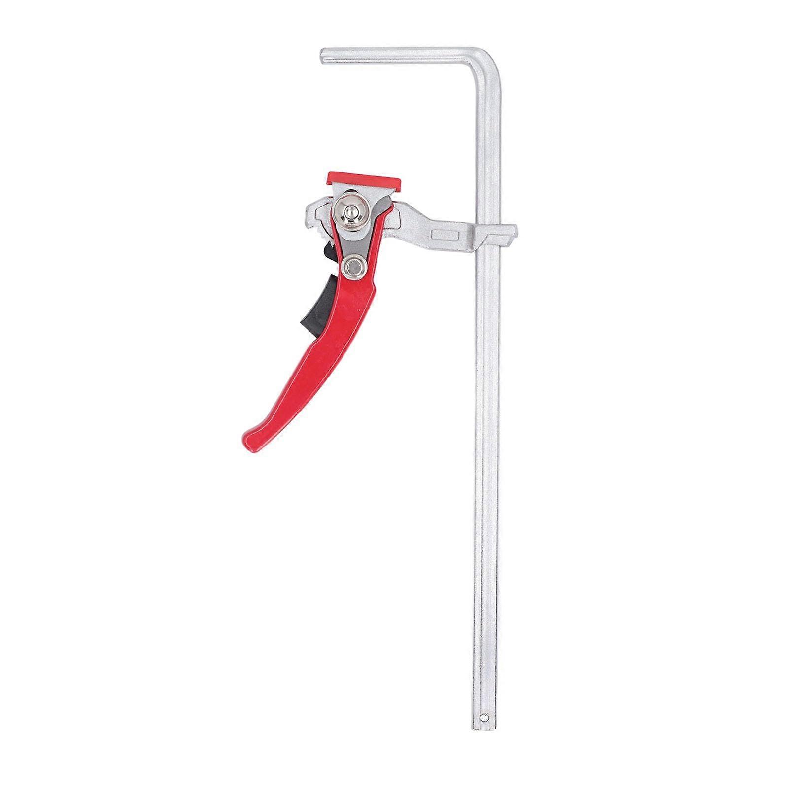 Guide Rail Clamp, Ratchet Rail Clamp Made of Alloy Steel, 300 x 60 mm Large Clamping Force, SelfAligning Ratchet Table Clamp