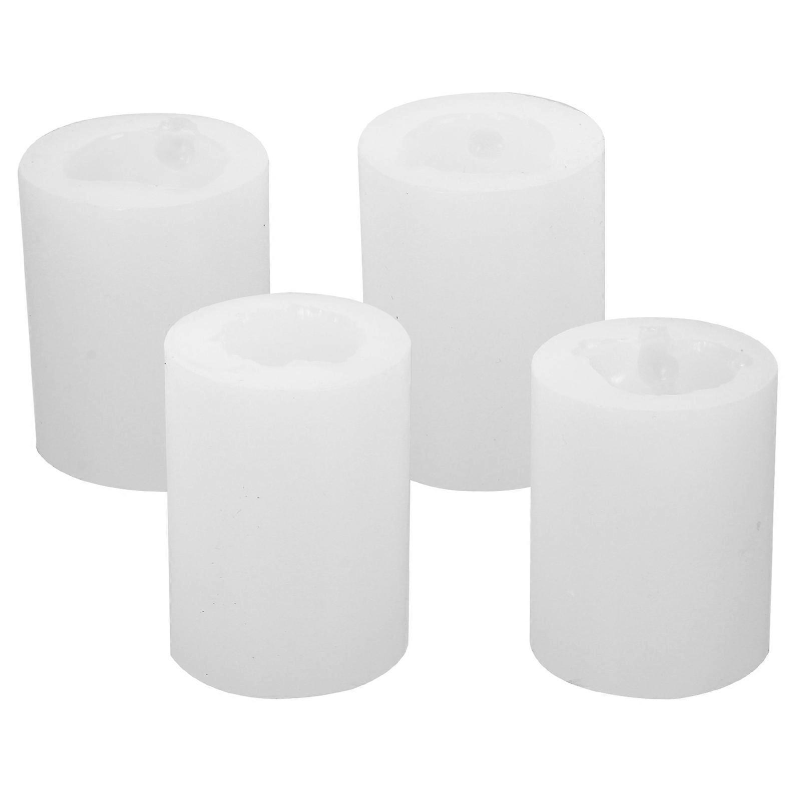 Silicone Rabbit Mold for Crafts Making at Home White NonStick Easy to Clean 4PCS