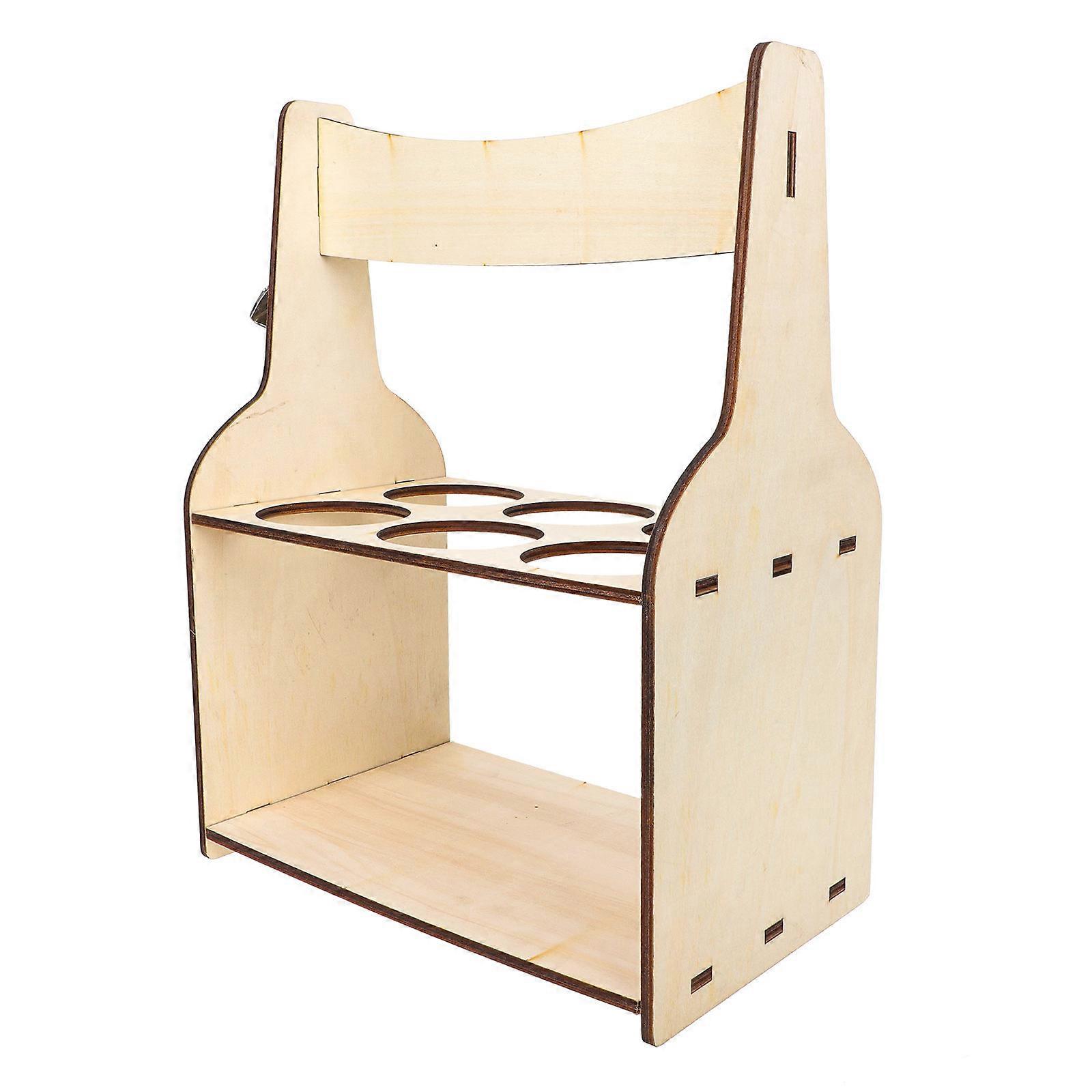 Wooden Red Wine Rack Beer Carrier for Storage Use in Assorted Color