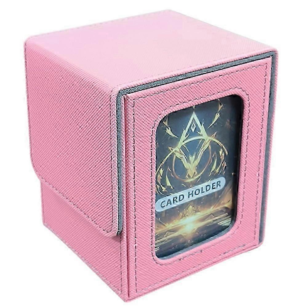 Display Card Box, Card Box Suitable for 100 Cards with Double Case, Portable Storage Card Box with Large Capacity Ref: 1568