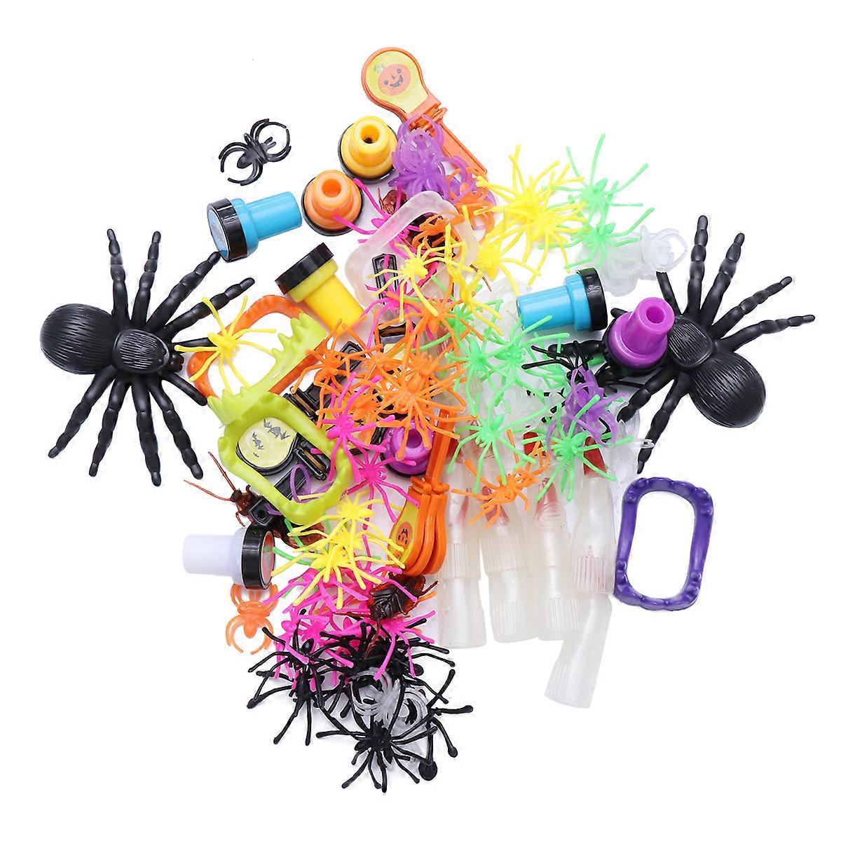 Halloween Toys Novelty Assortment 67PCS For Children Trick Or Treat Parties Assorted Color Entertainment