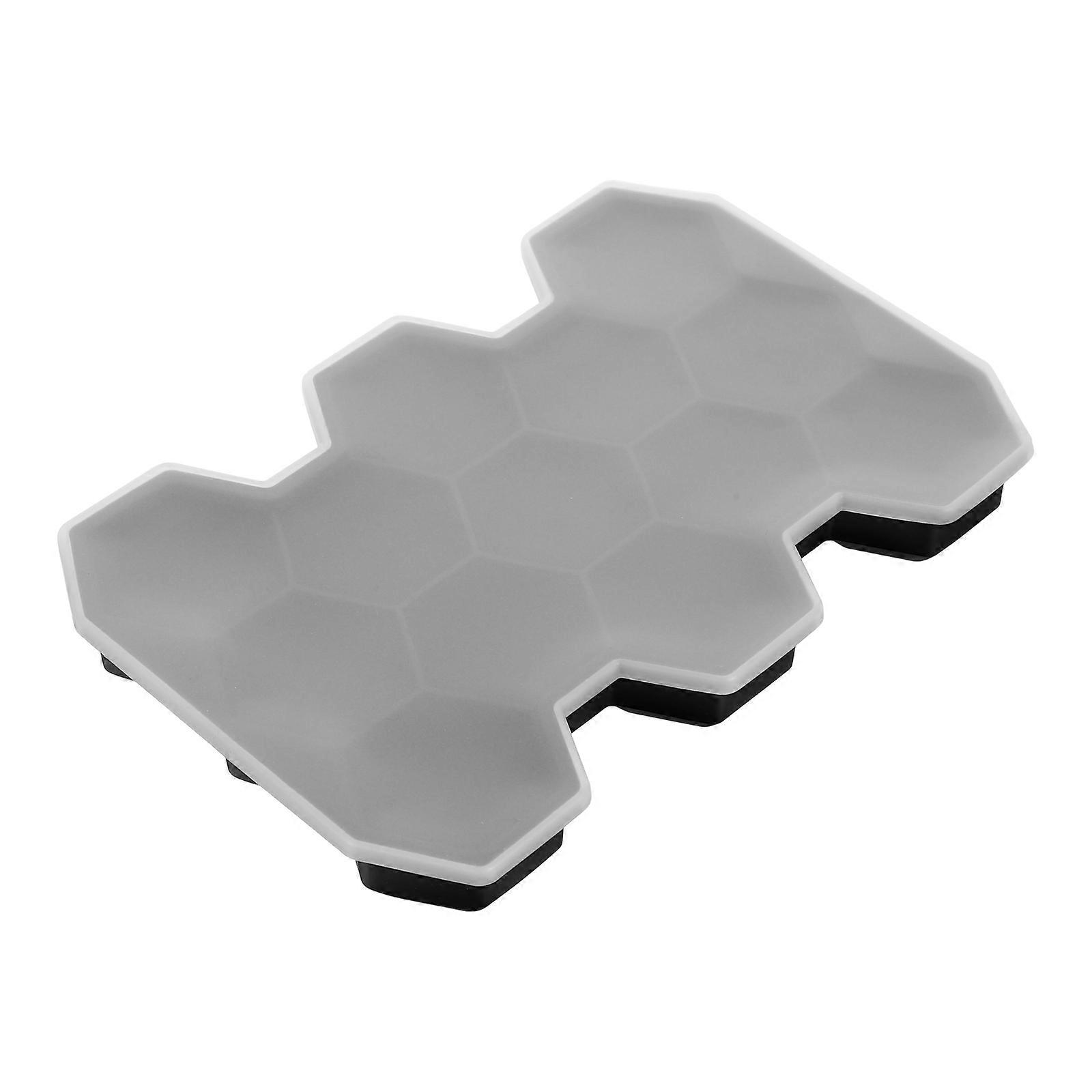 Freezer Trays Household Ice Cube Maker Hexagonal Grid Simple Design 18X10Cm Leak-Free 1Set