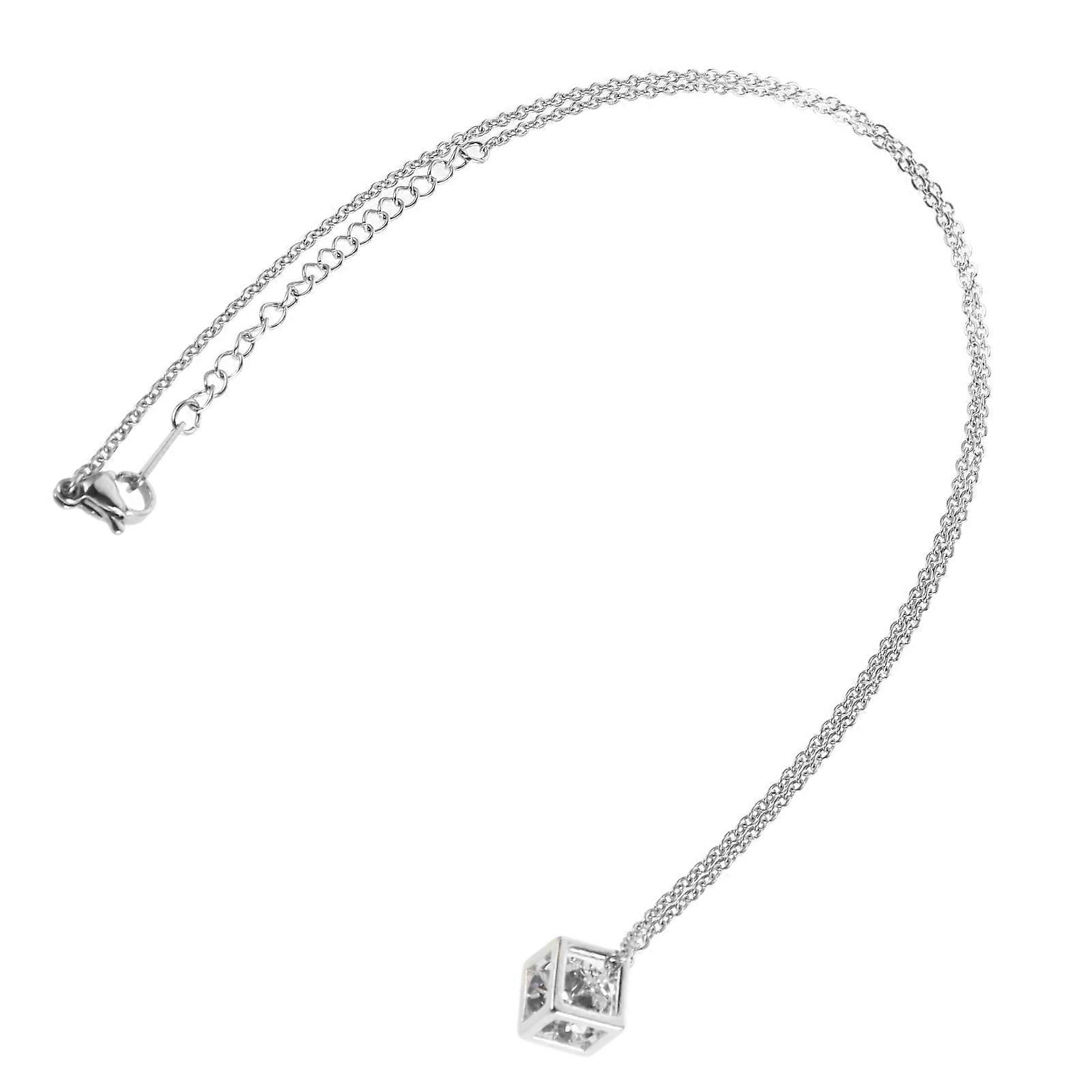 Zircon Car Rearview Mirror Pendant Minimalist Style For Women 0.70X0.70X0.70Cm Sleek Design 1Set