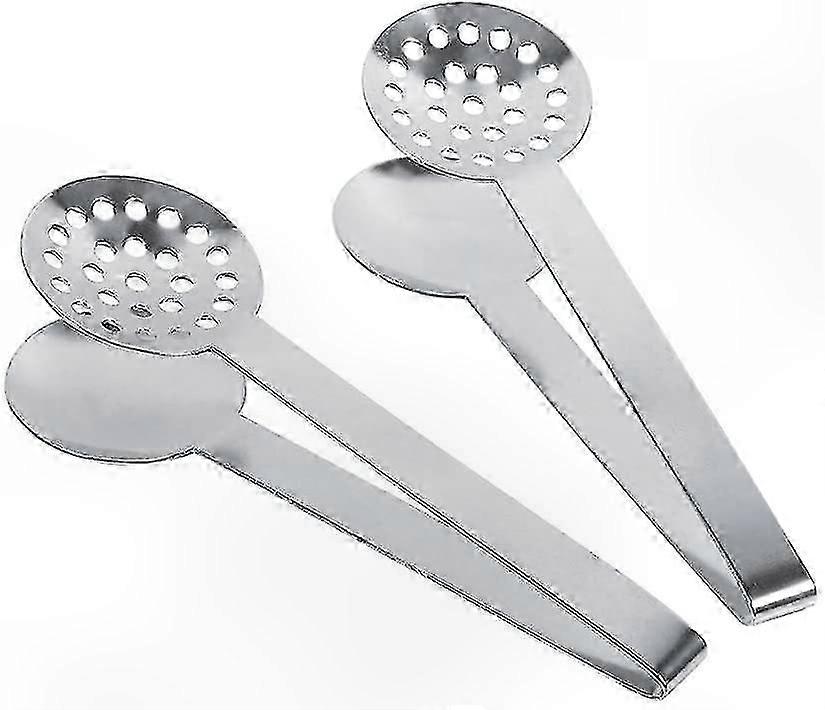 Edelstahl-Teebeutelpresse Mehrzweck-Teebeutelklemme Teebeutelsieb (2er-Set)