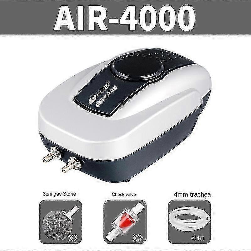 مضخة هواء البركة الجديدة مع مزيل الجليد: طقم تهوية البركة لبرك كوي حتى 1000 جالون ، وأنابيب طيران مزدوجة المخرج وصمام فحص