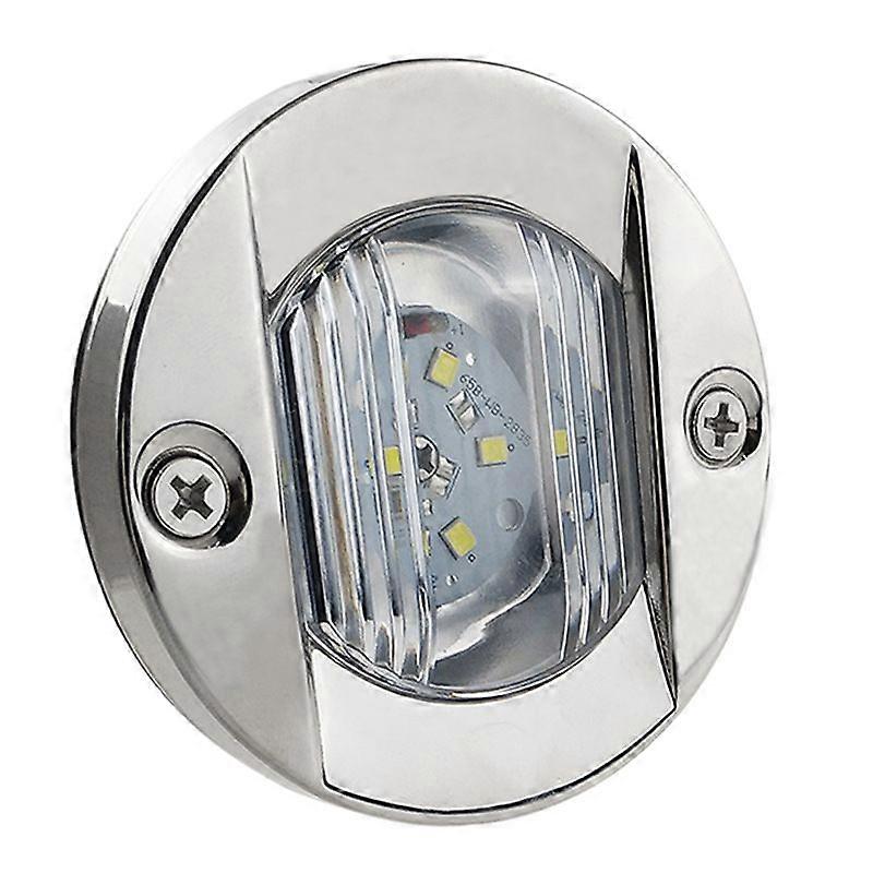 White Marine LED Light - Stainless Stern Light