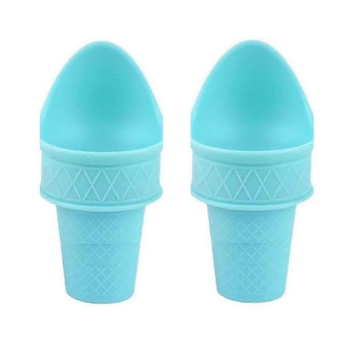 Mini ice cream cones set for parties with reusable spoons