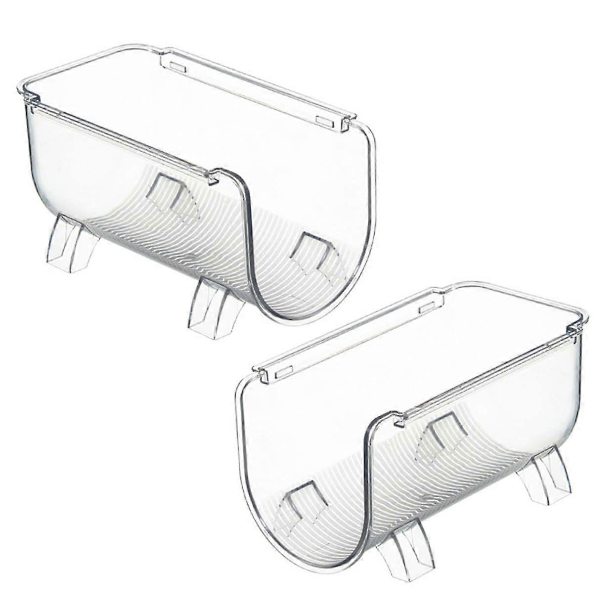 2Pcs Water Bottle Racks Stylish Display Stand for Refrigerator Storage