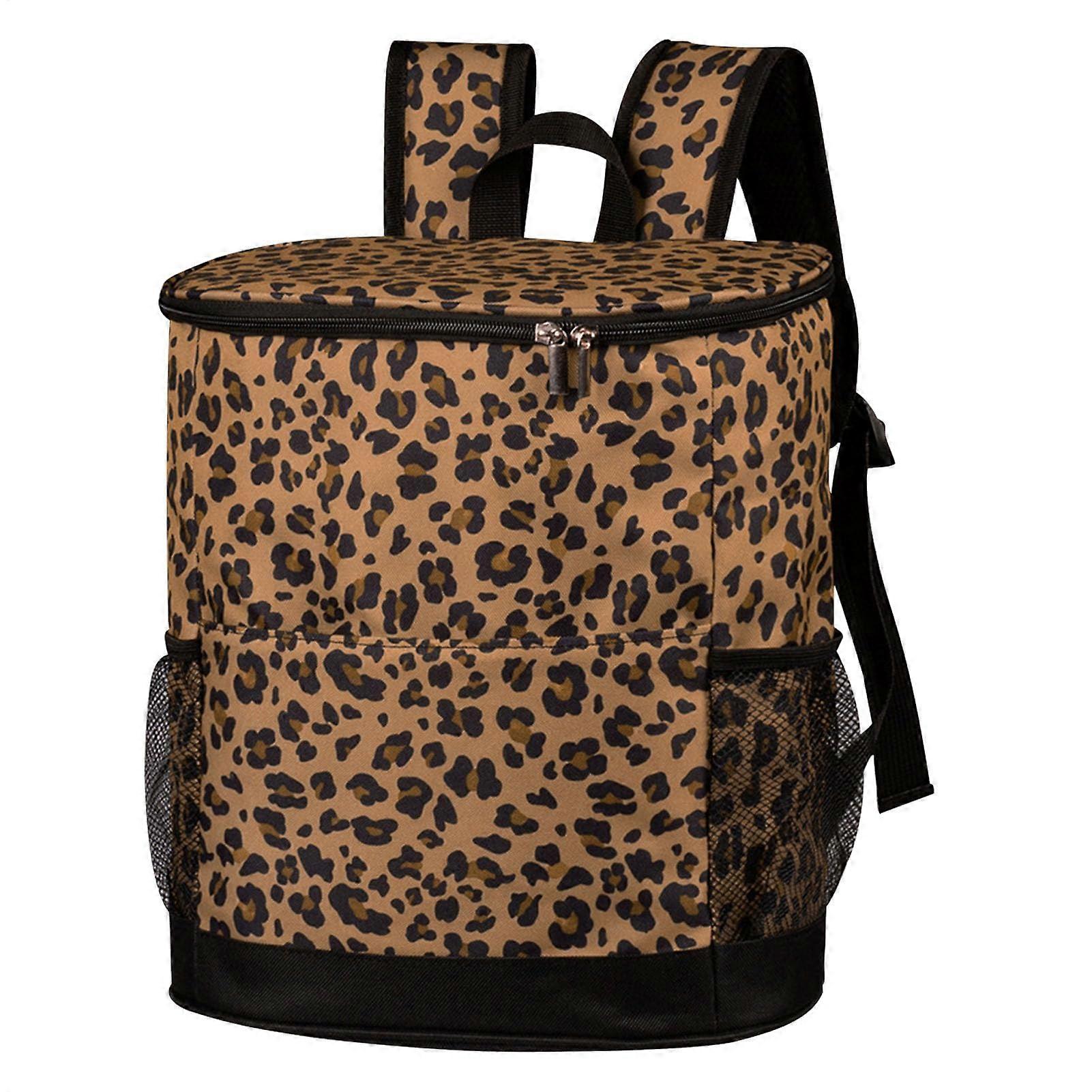 Insulated Leakproof Cooler Bag 16 Can Capacity Lunch Backpack Thermal Insulation Keeps Drinks Hot Cold