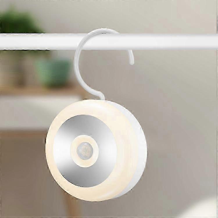 Motion Sensor LED Light with Adhesive Pads and Magnetic Hook