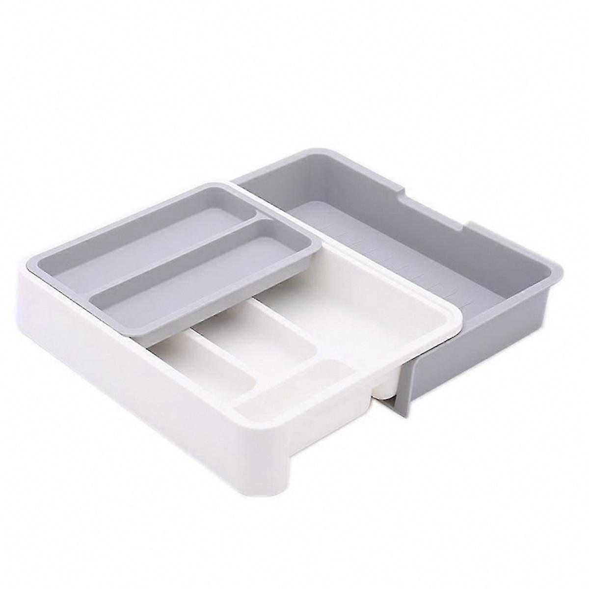 Separate Tableware Organizer Drawer Storage Box for Knife Fork Chopsticks Spoon Kitchen Shelf