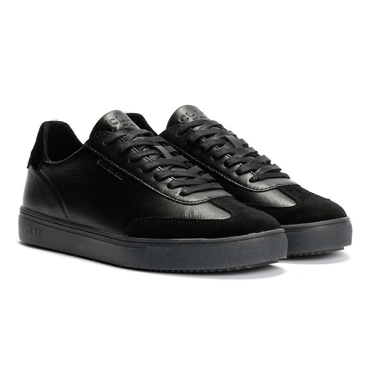 Clae Deane Leather Clear Men's Black Trainers