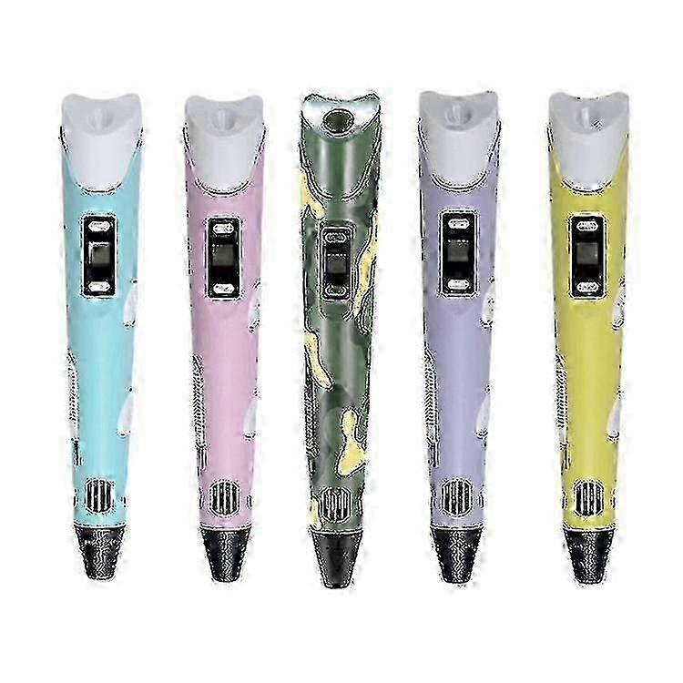 3D Printing Pen with LCD Display for Graffiti Art & DIY Projects, Includes Filament Refills